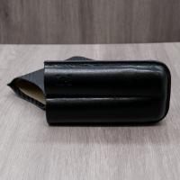 Chacom CIG-R Leather 2 Finger Cigar Case - Black