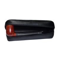 Dr Plumb Leather Combination Wallet Style Pipe Smokers Tobacco Pouch