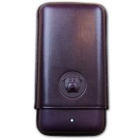 Dunhill Bulldog Cigar Case Corona Extra - Purple - Fits 3 Cigars