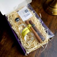 A Tasty Treat Pairing Sampler - Foragers Yellow Label Gin + Cigar Selection