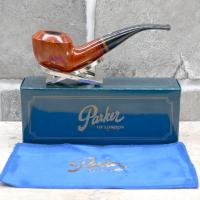 Parker Bruyere Bent Rhodesian Metal Filter Fishtail Pipe (PAR156)