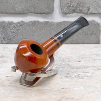 Parker Bruyere Bent Rhodesian Metal Filter Fishtail Pipe (PAR157)