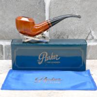 Parker Bruyere Bent Rhodesian Metal Filter Fishtail Pipe (PAR157)