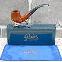 Parker Bruyere Bent Billiard Metal Filter Fishtail Pipe (PAR165)