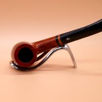 Parker Bruyere Bent Billiard Medium Metal Filter Fishtail Pipe (PAR176)