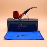 Parker Bruyere Bent Billiard Medium Metal Filter Fishtail Pipe (PAR176)