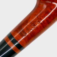 Parker Bruyere Bent Billiard Medium Metal Filter Fishtail Pipe (PAR192)