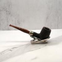 Peterson Derry Rustic 06 Nickel Mounted 9mm Filter Fishtail Pipe (PE1149)