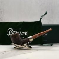 Peterson Derry Rustic 06 Nickel Mounted 9mm Filter Fishtail Pipe (PE1149)