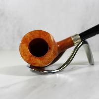 Peterson Natural Army D6 Silver Mounted Fishtail Pipe (PE035)