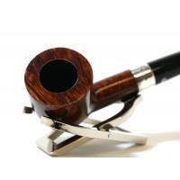 Peterson Kildare 120 Silver Mounted Smooth 9mm Filter P Lip Pipe (PE1453)