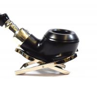 Peterson Spigot Black Ebony 999 Bent Fishtail Pipe (PE1491)