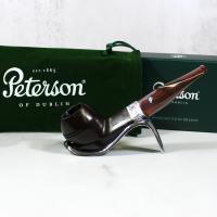 Peterson Irish Harp 150 Smooth Cumberland Silver Mounted Fishtail Pipe (PE1637)