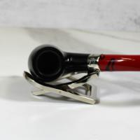 Peterson Dracula 69 Smooth Ebony Nickel Mounted Fishtail Pipe (PE1708)