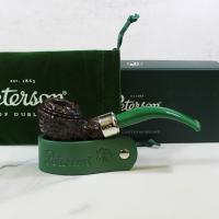 Peterson 2022 St. Patricks Day 999 Sandblast Nickel Mounted Fishtail Pipe (PE1759)