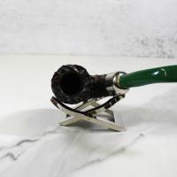 Peterson 2022 St. Patricks Day 05 Sandblast Nickel Mounted Fishtail Pipe (PE1761)