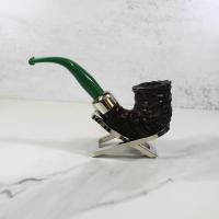 Peterson 2022 St. Patricks Day 05 Sandblast Nickel Mounted Fishtail Pipe (PE1761)