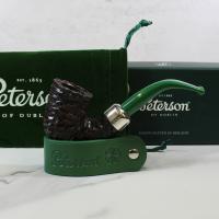 Peterson 2022 St. Patricks Day 05 Sandblast Nickel Mounted Fishtail Pipe (PE1761)