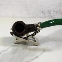 Peterson 2022 St. Patricks Day 69 Sandblast Nickel Mounted Fishtail Pipe (PE1762)