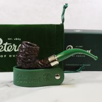 Peterson 2022 St. Patricks Day 69 Sandblast Nickel Mounted Fishtail Pipe (PE1762)