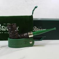 Peterson 2022 St. Patricks Day D20 Sandblast Nickel Mounted Fishtail Pipe (PE1766)