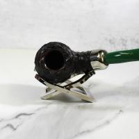 Peterson 2022 St. Patricks Day B42 Sandblast Nickel Mounted Fishtail Pipe (PE1767)