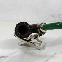 Peterson 2022 St. Patricks Day XL02 Sandblast Nickel Mounted Fishtail Pipe (PE1770)