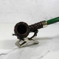 Peterson 2022 St. Patricks Day 106 Sandblast Nickel Mounted Fishtail Pipe (PE1771)