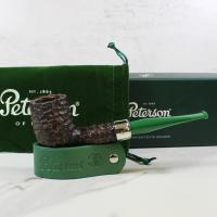 Peterson 2022 St. Patricks Day 106 Sandblast Nickel Mounted Fishtail Pipe (PE1771)