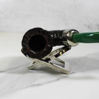 Peterson 2022 St. Patricks Day XL11 Sandblast Nickel Mounted Fishtail Pipe (PE1776)