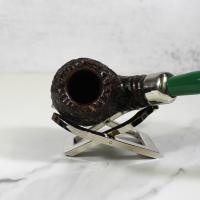 Peterson 2022 St. Patricks Day 68 Sandblast Nickel Mounted Fishtail Pipe (PE1780)