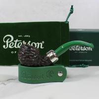 Peterson 2022 St. Patricks Day 03 Sandblast Nickel Mounted Fishtail Pipe (PE1781)