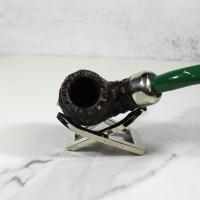 Peterson 2022 St. Patricks Day XL90 Sandblast Nickel Mounted Fishtail Pipe (PE1783)