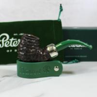 Peterson 2022 St. Patricks Day XL90 Sandblast Nickel Mounted Fishtail Pipe (PE1783)