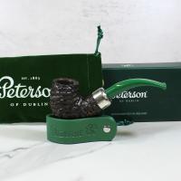 Peterson 2022 St. Patricks Day XL90 Sandblast Nickel Mounted Fishtail Pipe (PE1784)