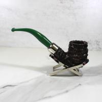 Peterson 2022 St. Patricks Day 69 Sandblast Nickel Mounted Fishtail Pipe (PE1785)