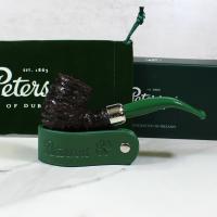 Peterson 2022 St. Patricks Day 69 Sandblast Nickel Mounted Fishtail Pipe (PE1785)