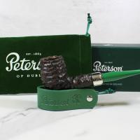 Peterson 2022 St. Patricks Day 106 Sandblast Nickel Mounted Fishtail Pipe (PE1787)