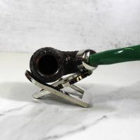 Peterson 2022 St. Patricks Day X220 Sandblast Nickel Mounted Fishtail Pipe (PE1788)