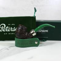 Peterson 2022 St. Patricks Day X220 Sandblast Nickel Mounted Fishtail Pipe (PE1788)