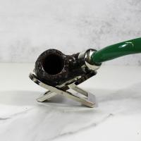 Peterson 2022 St. Patricks Day  X220 Sandblast Nickel Mounted Fishtail Pipe (PE1795)