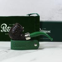 Peterson 2022 St. Patricks Day  X220 Sandblast Nickel Mounted Fishtail Pipe (PE1795)