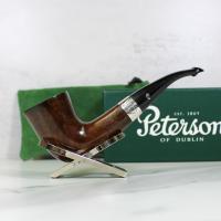 Peterson Sherlock Holmes MyCroft Smooth Silver Mounted P Lip Pipe (PE1918)