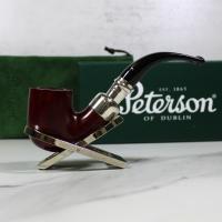 Peterson Red Spigot 338 Silver Mount Fishtail Pipe (PE1940)