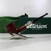 Peterson Red Spigot 120 Silver Mount Fishtail Pipe (PE1942)