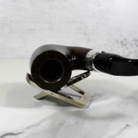 Peterson Pub Smooth Oak Silver Mounted Bent P Lip Pipe (PE1967)