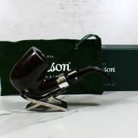 Peterson Pub Smooth Oak Silver Mounted Bent P Lip Pipe (PE1967)