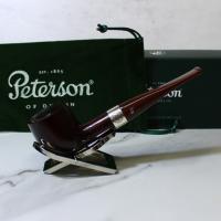 Peterson Irish Harp 606 Smooth Silver Mounted Fishtail Pipe (PE2091)