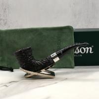 Peterson Sherlock Holmes MyCroft Rustic Silver Mounted P Lip Pipe (PE2109)