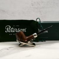 Peterson Irish Made Army 101 Nickel Mounted Fishtail Pipe (PE2137)